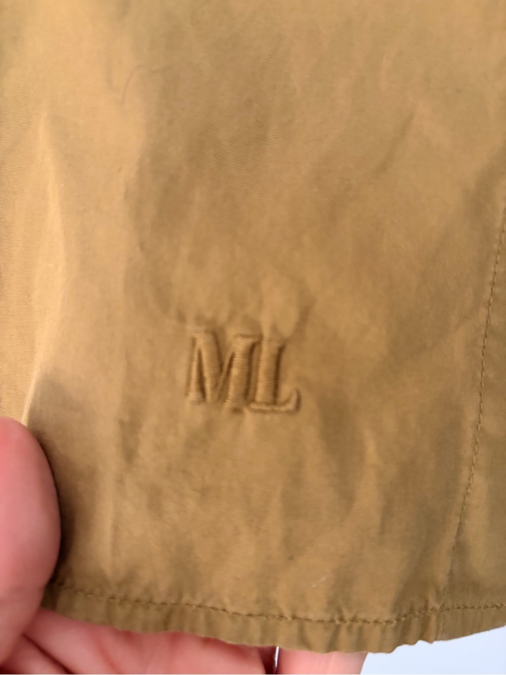 MR. LARKIN Camel Button Down Shirt - Picture 3 of 6